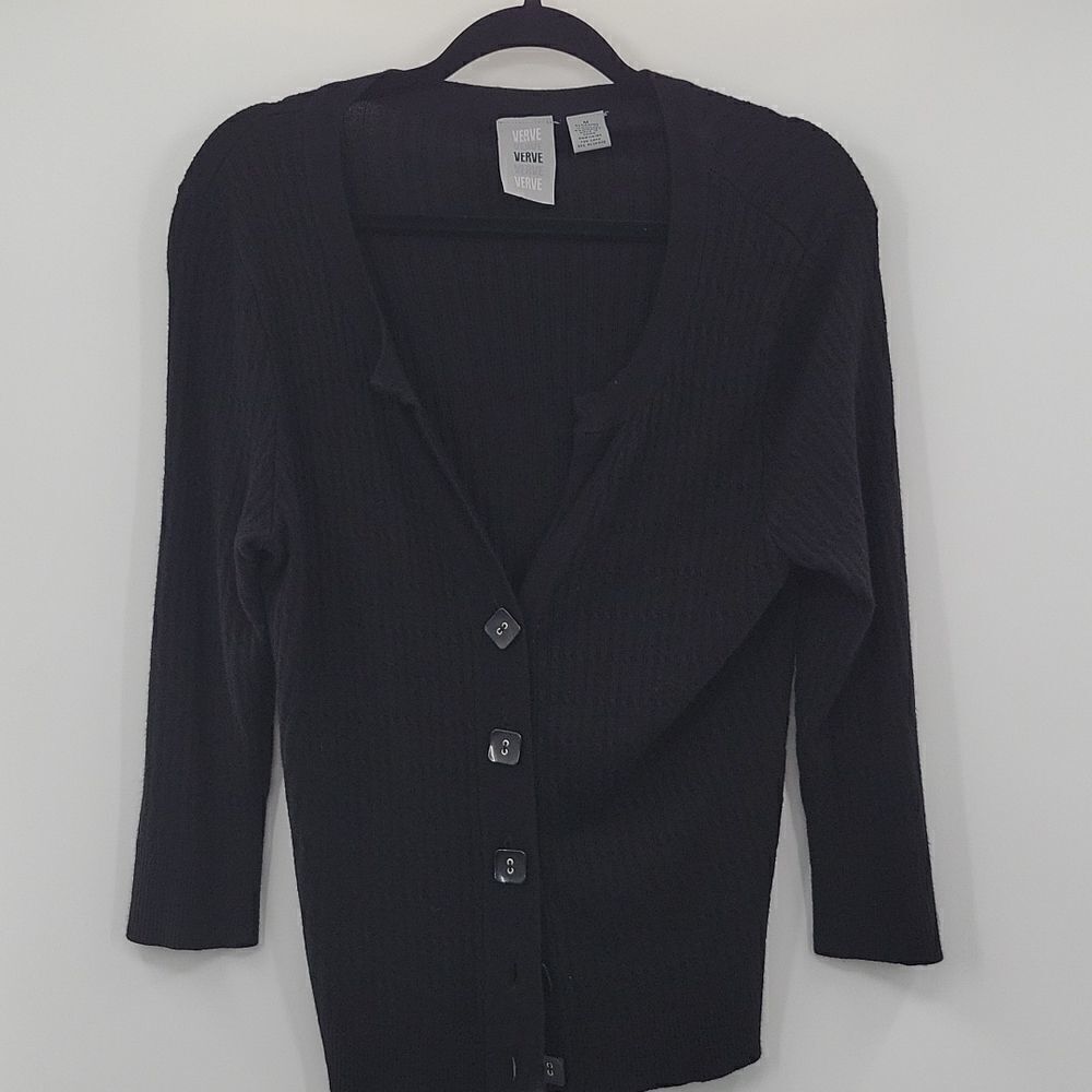 Verve Black Sweater Size: M